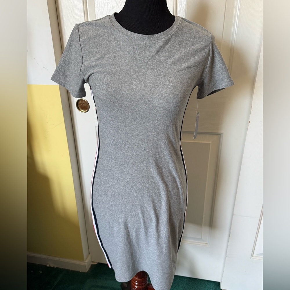 No Boundaries T-Shirt Dress Juniors Grey 7-9